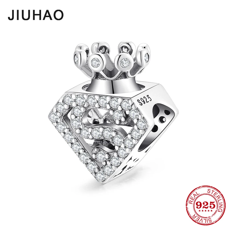 100% Стерлинговое Серебро 925 пробы модный цветок флакон духов Подвески бусины для