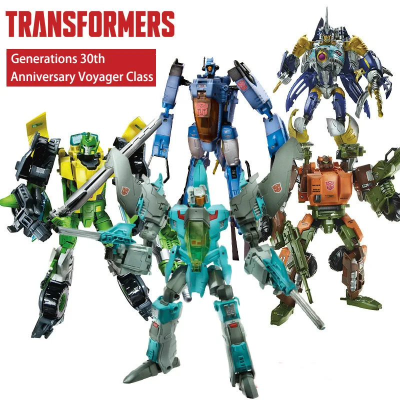 Экшн фигурки Трансформеры 30 го поколения Voyager Class Autobot Roadbuster Whirl Brainstorm Sky Byte модели
