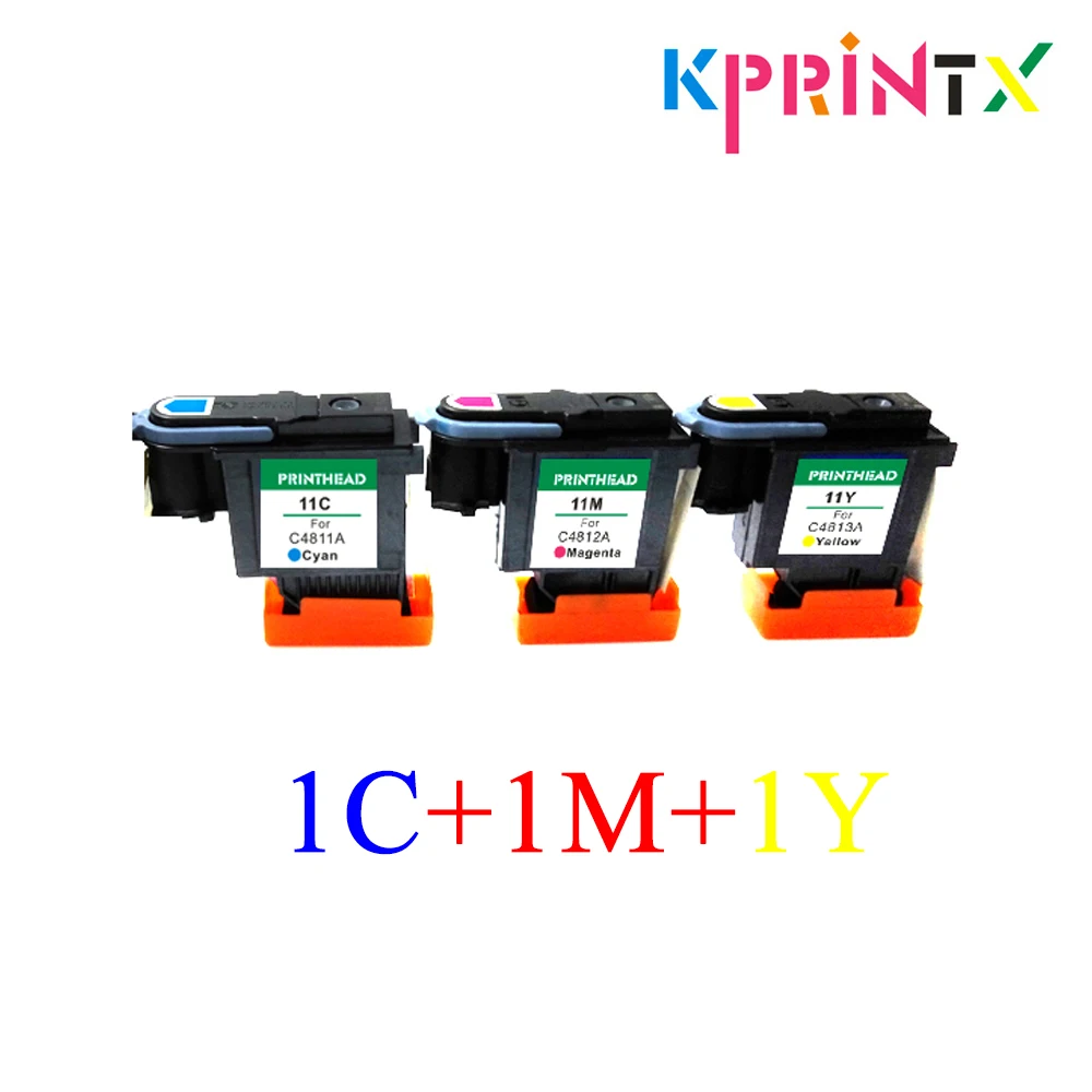 1C + 1 м 1Y печатающей головки совместимы для hp11 Designjet 500 800 ps 510 1100 1200 2200 2250 2280 2300 2600