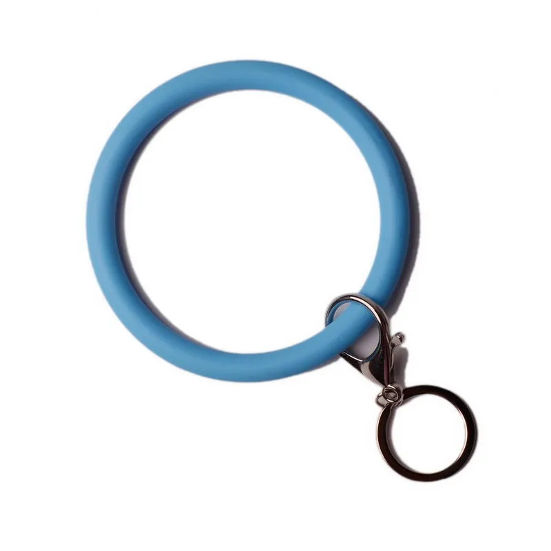 DZ0101-blue Персонализированные монограмма эмаль диск Популярные трендовые Леопард Подсолнух кактус узоры круглый кожаный браслет брелок с кисточкой - Цвет: DZ0101-blue