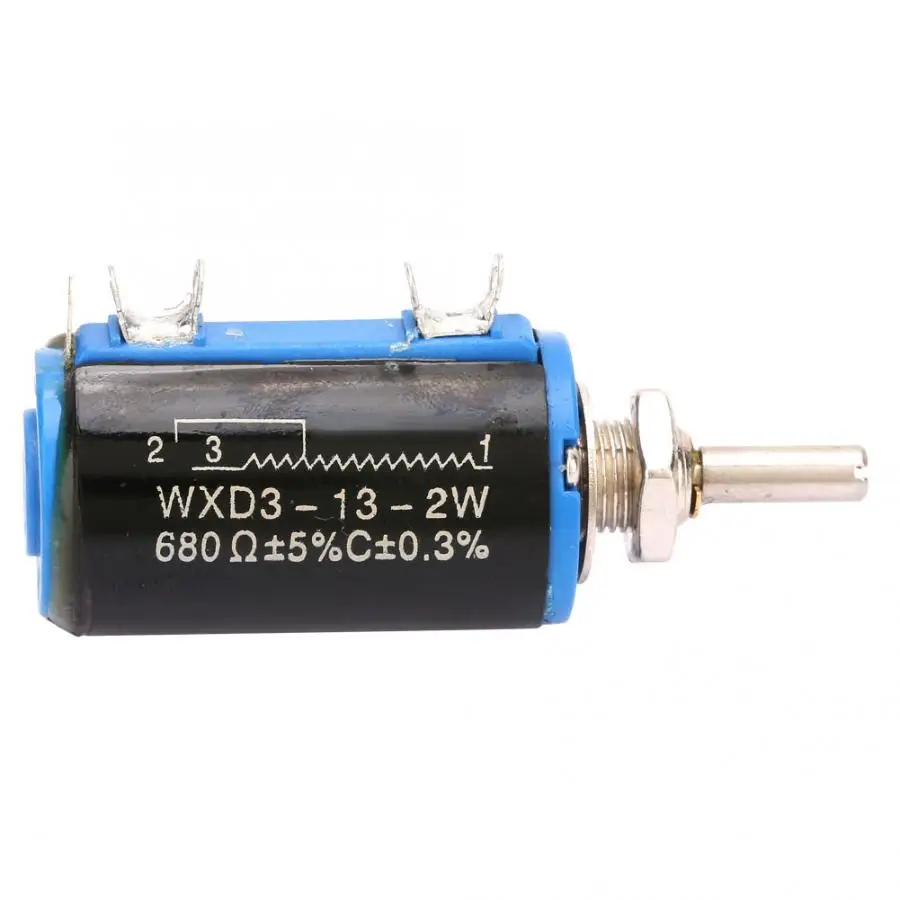 Высокоточный Регулируемый резистивный проволочный потенциометр 2 Вт