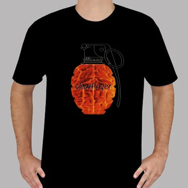 

Clawfinger *Use Your Brain Metal Rock Band Men's Black T-Shirt
