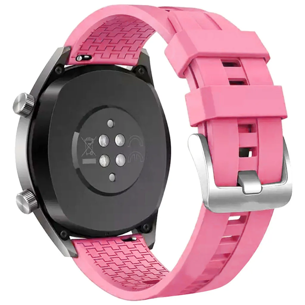 22mm Width Silicone Watchband for Huawei Watch GT/Active 46mm/Honor Magic Replacement Strap Watch Accessories