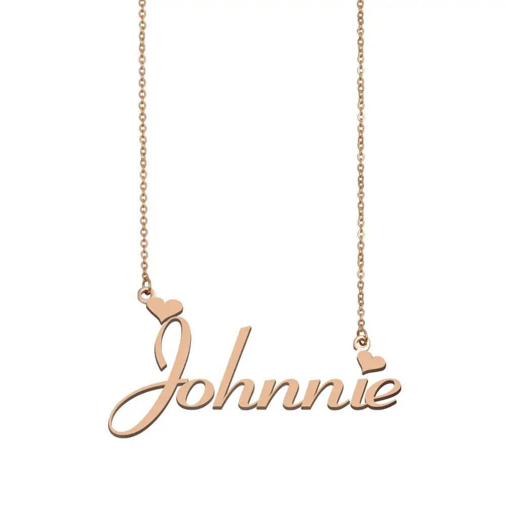 

Johnnie Name Necklace , Custom Name Necklace for Women Girls Best Friends Birthday Wedding Christmas Mother Days Gift