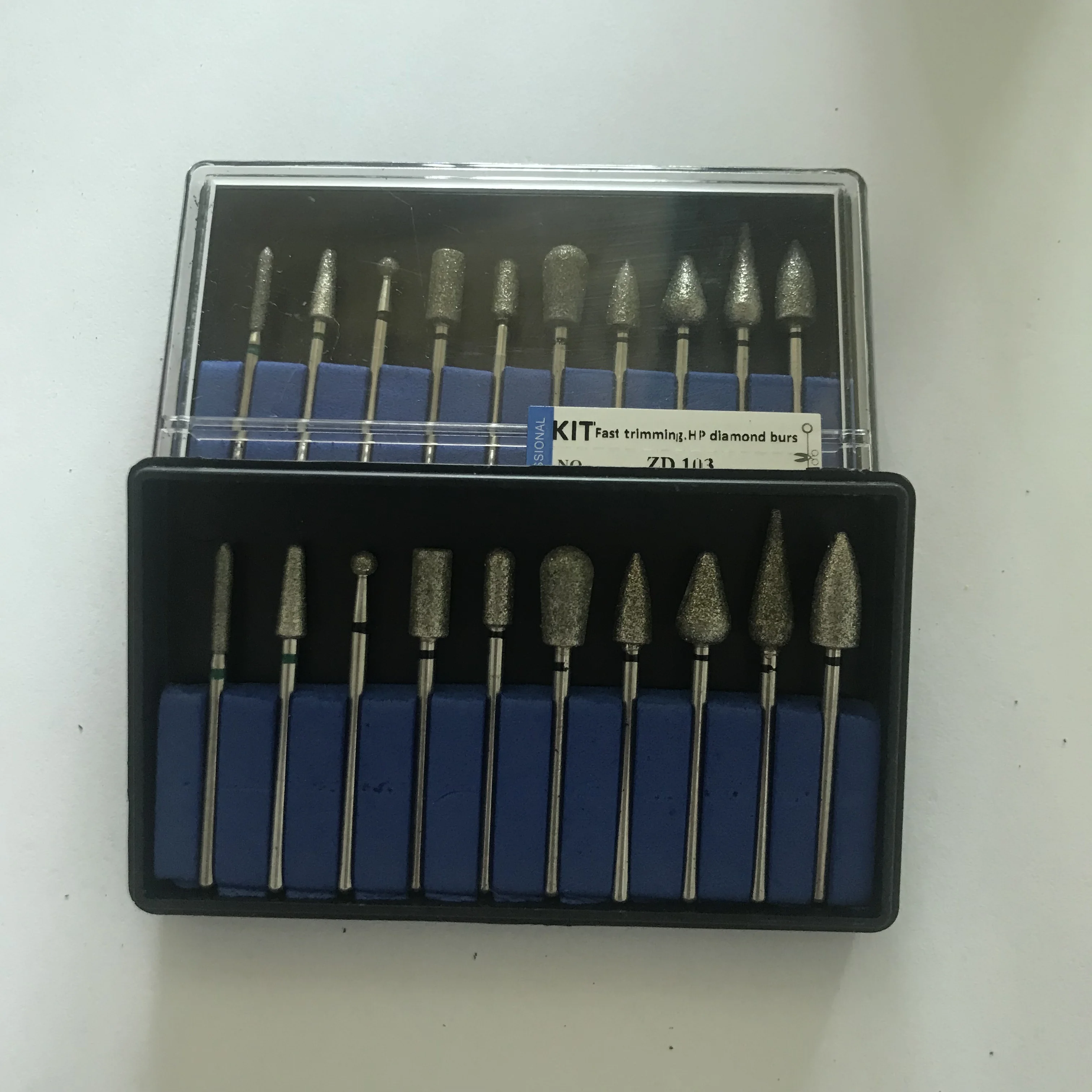 Набор алмазных наконечников набор боров для быстрой шлифовки полировки