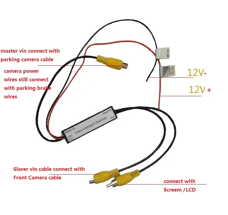 $65.22 AUTO ELECTRONICS CONNECT WIRES AV 2 TO BE 1 AV IN OR AV OUT AUTO DVR RECORDER GPS WIRES PARKING CAMERA LCD CONNECTOR ADAPTOR