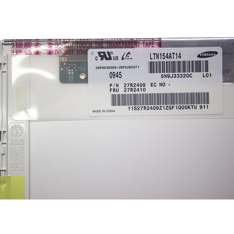 15 4 &quotНоутбук Экран LTN154AT14 L01/LP154WX7 (TL)(P2) для IBM SL500 T500 R500 W500 HD1280x800 ЖК дисплей Martirx