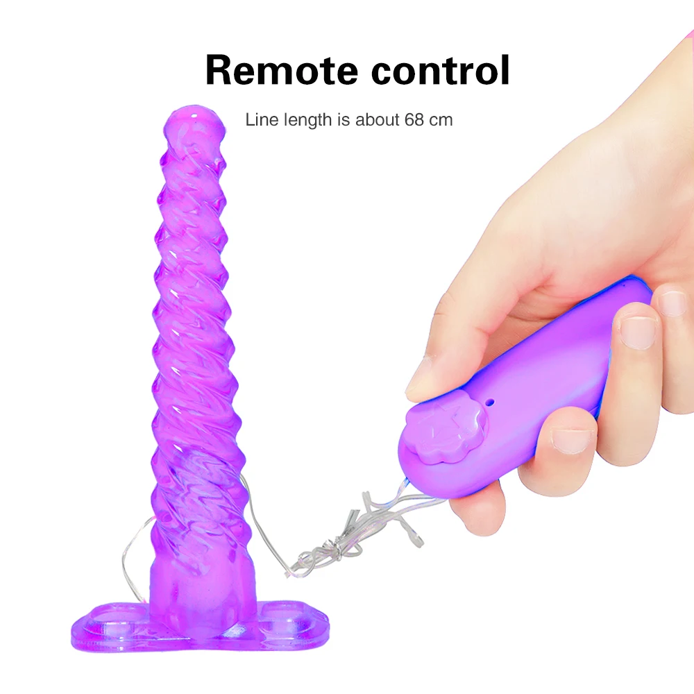 Анальная секс-игрушка с дистанционным управлением Вибрирующая пробка для женщин