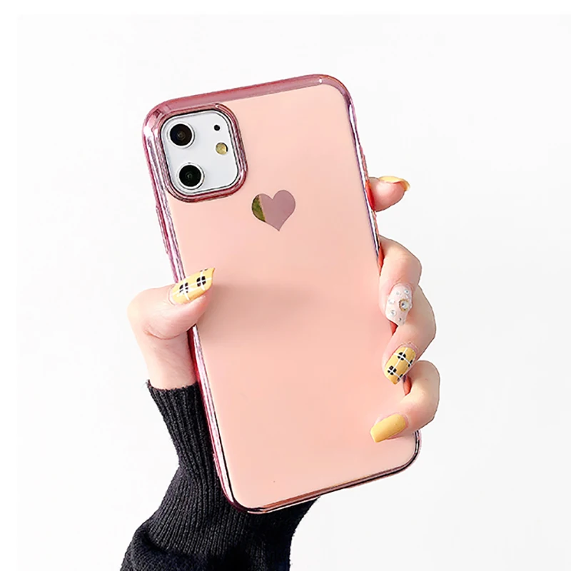 Роскошный чехол LOVECOM с сердечками для телефона iPhone 12 Mini 11Pro Max XR XS X 6 6S 7 8 Plus