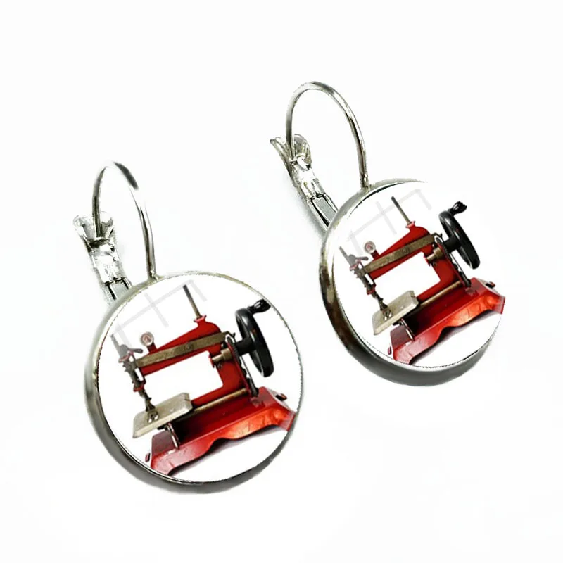 Горячая Распродажа винтажная швейная бижутерия машинка для сережек |