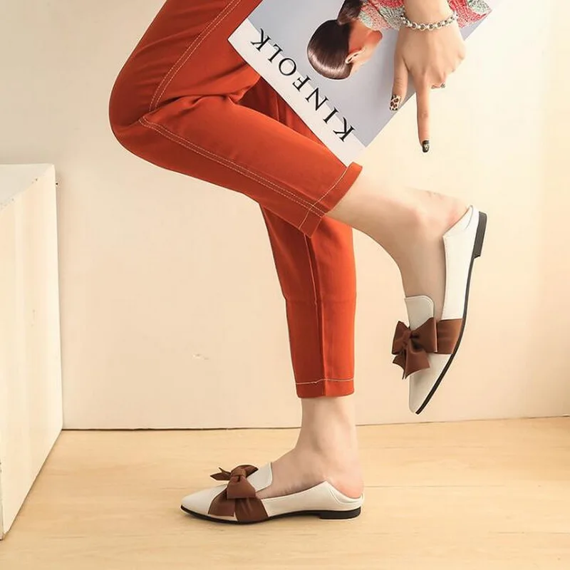 Женские ботинки с круглым носком Taomengsi разноцветные разных цветов в Корейском