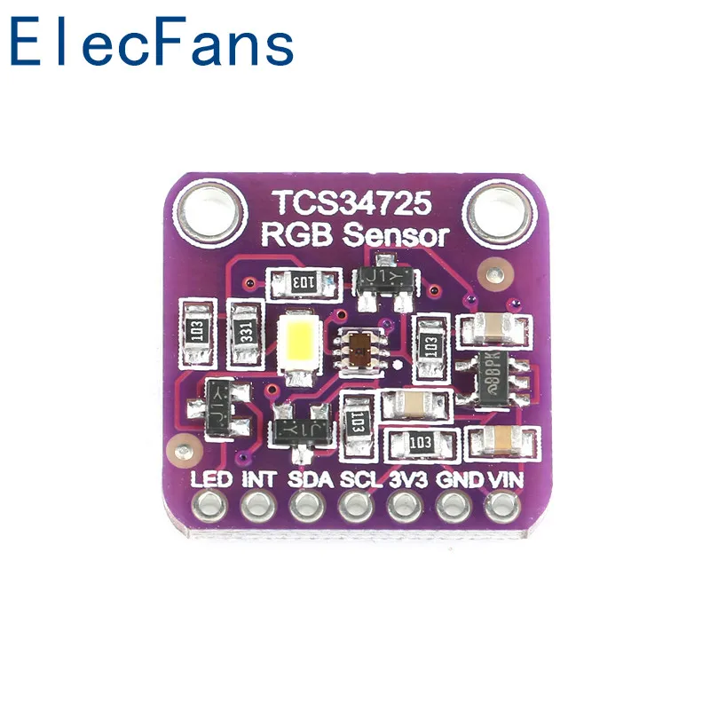 Цветной датчик TCS34725 RGB макетная плата модуль сделай сам Elecfans | Электронные