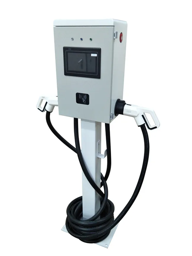 

44KW/88KW dual Type 2 cables AC EVSE charging station