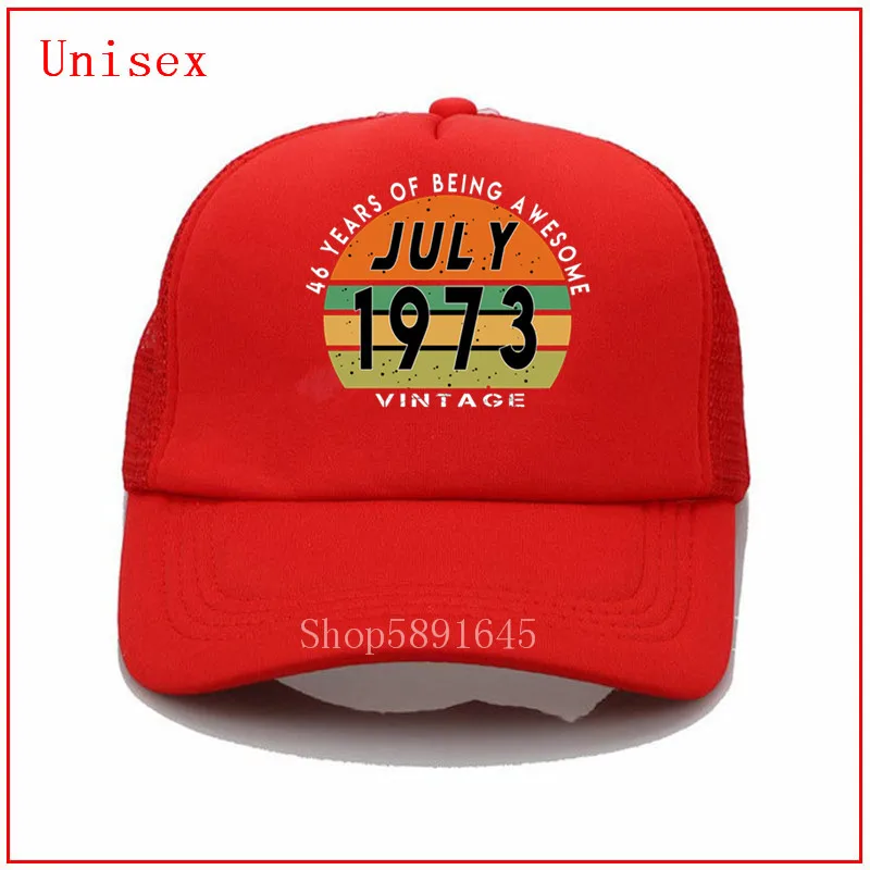 Летние шляпы для женщин подарок на день рождения июль 1973 бейсбольная кепка в виде