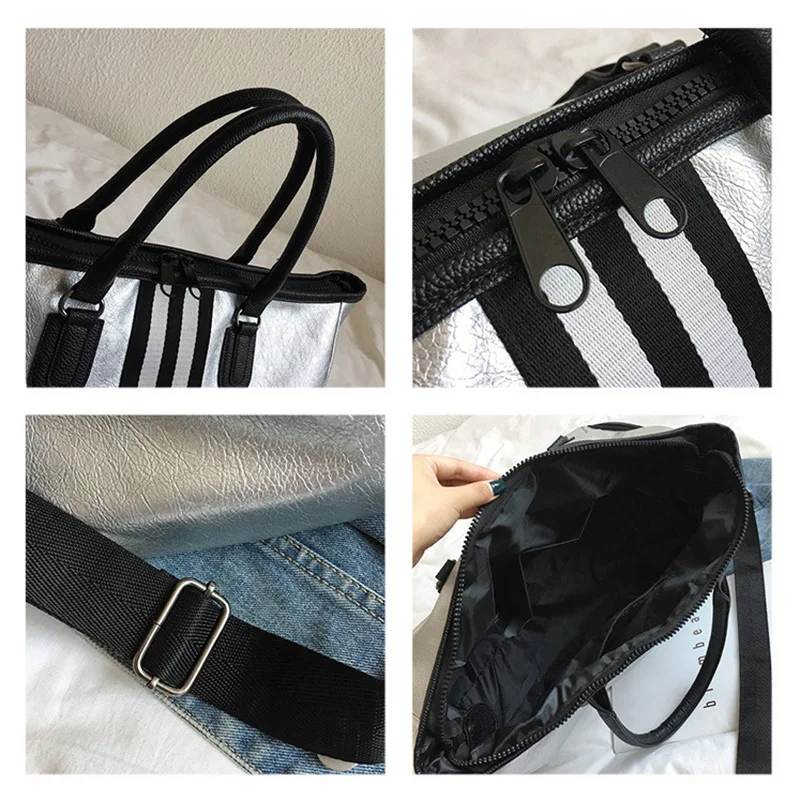 Спортивные Сумки из искусственной кожи для фитнеса йоги Дорожная Спортивная