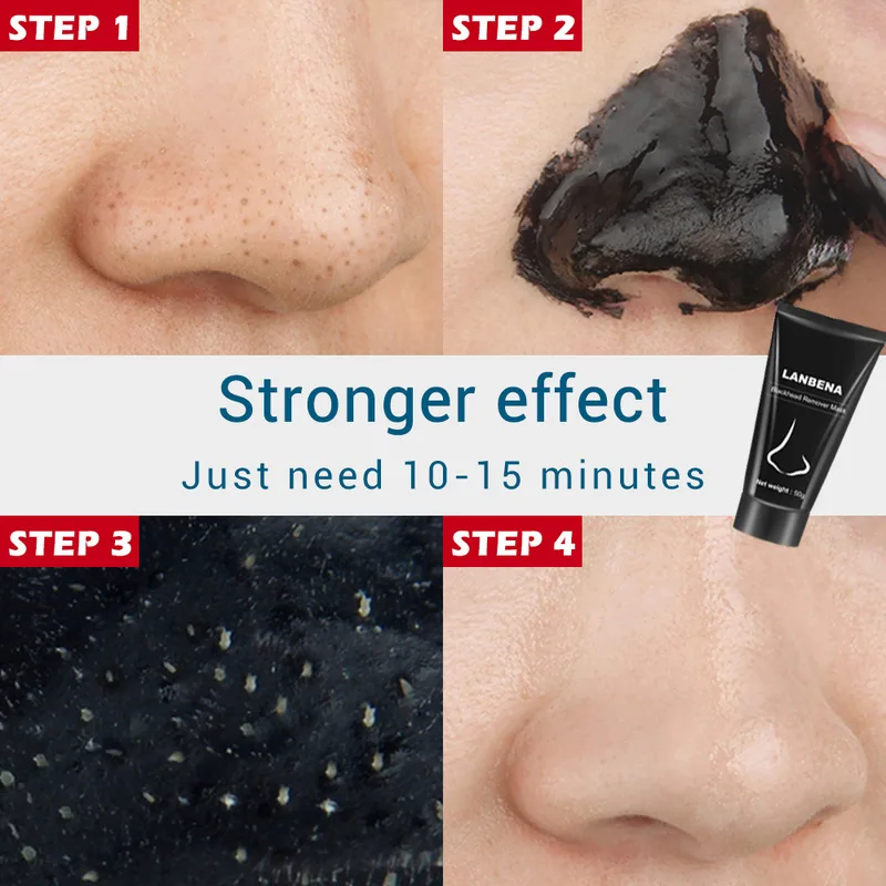 Маска из бамбукового угля для глубокого очищения и удаления черных точек маска