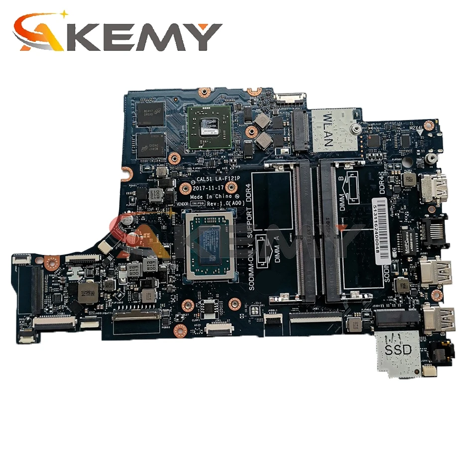 Akemy Новый Ryzen7 2700 R7 M460(2 ГБ) для Dell inspiron 5575 5775 материнская плата CAL51 LA-F121P CN-0P34C9 P34C9 100%