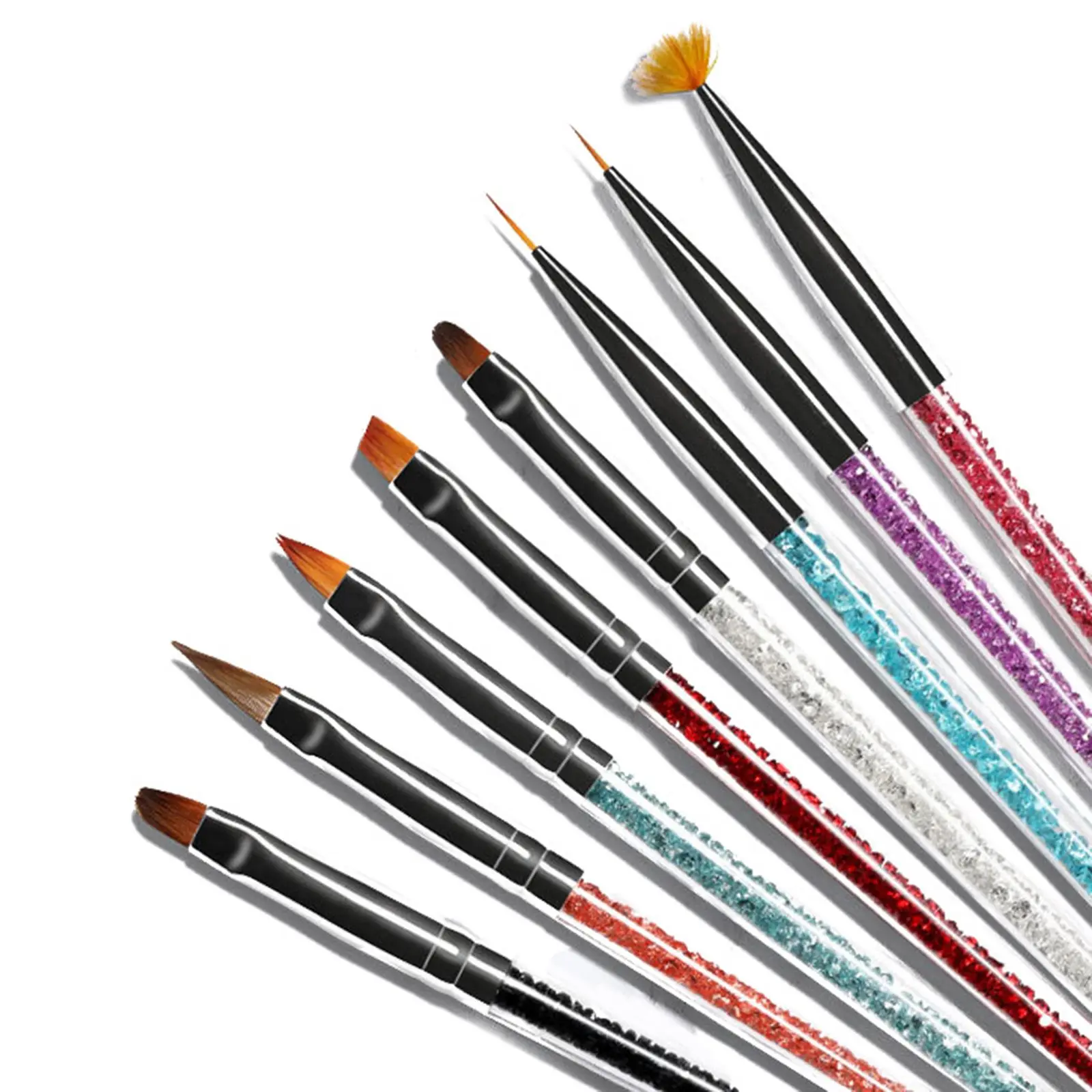 

Acrylic Phototherapy Lining Pen Drawing Brush Pen Nail Art Liner Brushes Painting Nail Design Dotting Tools Set