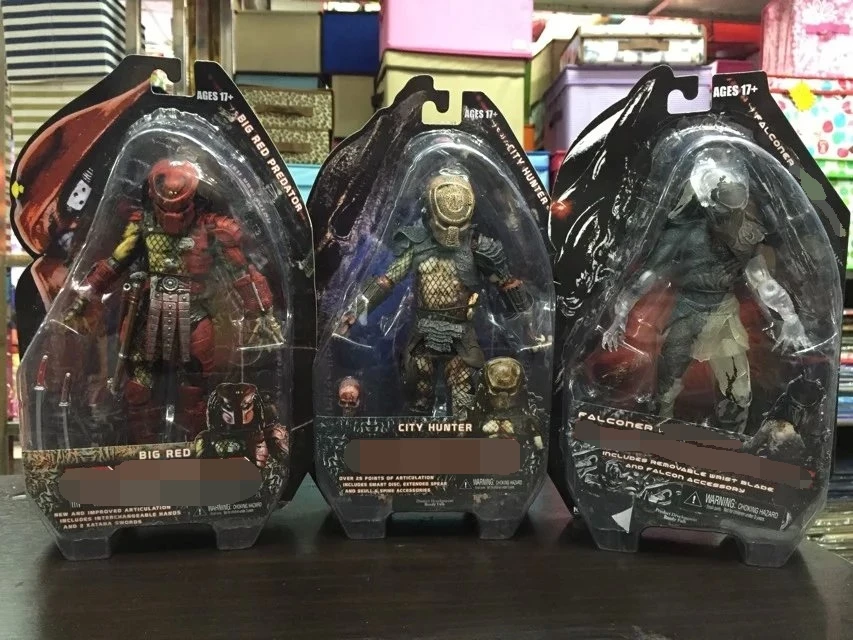 ABC NECA город Охотник Хищник большой красный сокольник инопланетянин ПВХ фигурка Коллекционная модель игрушки 18 см KT1913 - Цвет: ABC