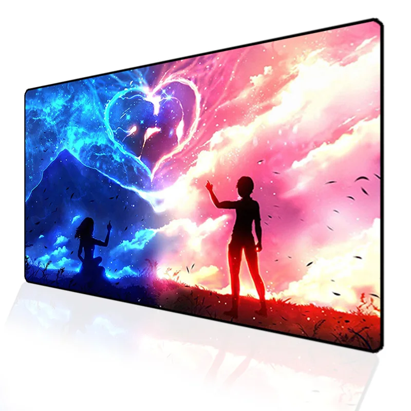 Большой Коврик для компьютерной мыши с рисунком из мультфильма Love Anime Lockedge Girl