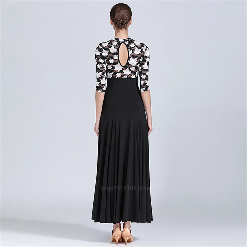 Платье для испанского фламенко женщин и девочек юбка танцев костюм с кружевом