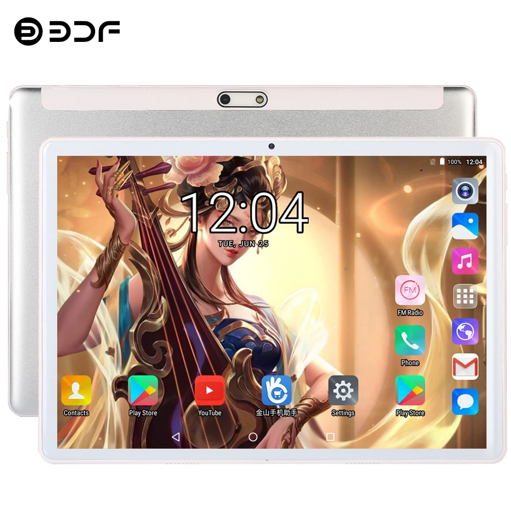 BDF 10 дюймов Планшеты ПК Android 1 ГБ/32B Octa Core Bluetooth Wi Fi мобильный телефон вызова Tab Tablet 7 8
