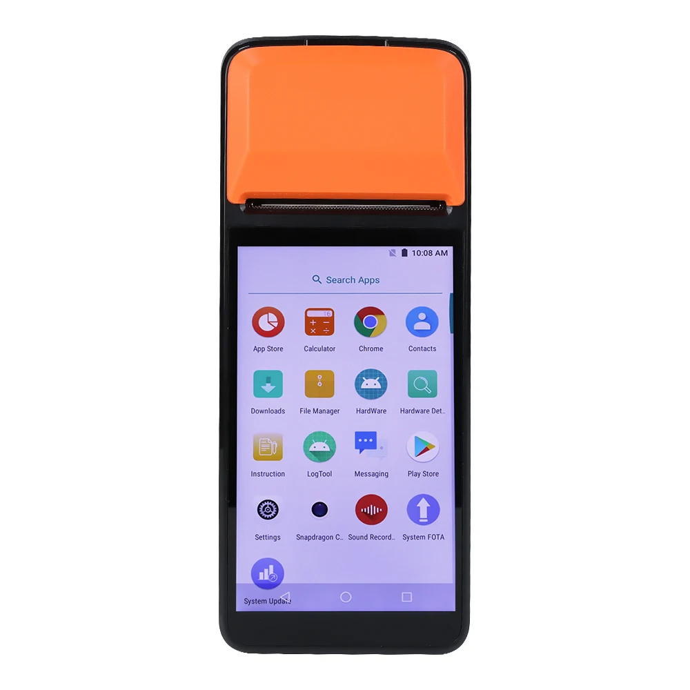 Высококачественный портативный POS терминал R330 серии Android 7 1 4G EFT с принтером