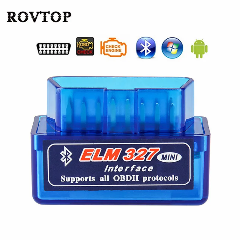 Автомобильный считыватель кодов ELM327 V1.5 Bluetooth OBD2 OBDII инструменты для диагностики