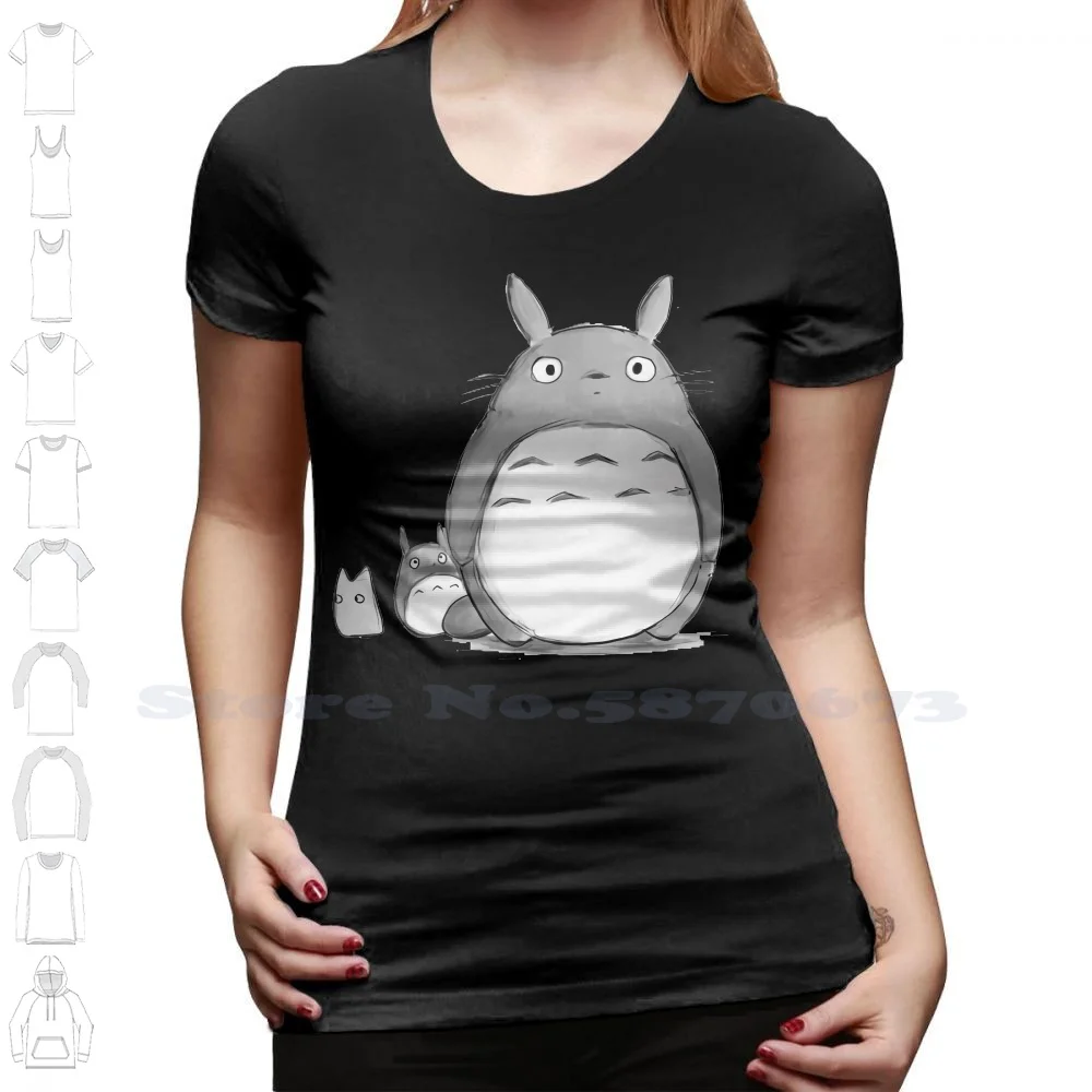 

Футболка женская из хлопка, с круглым вырезом и принтом