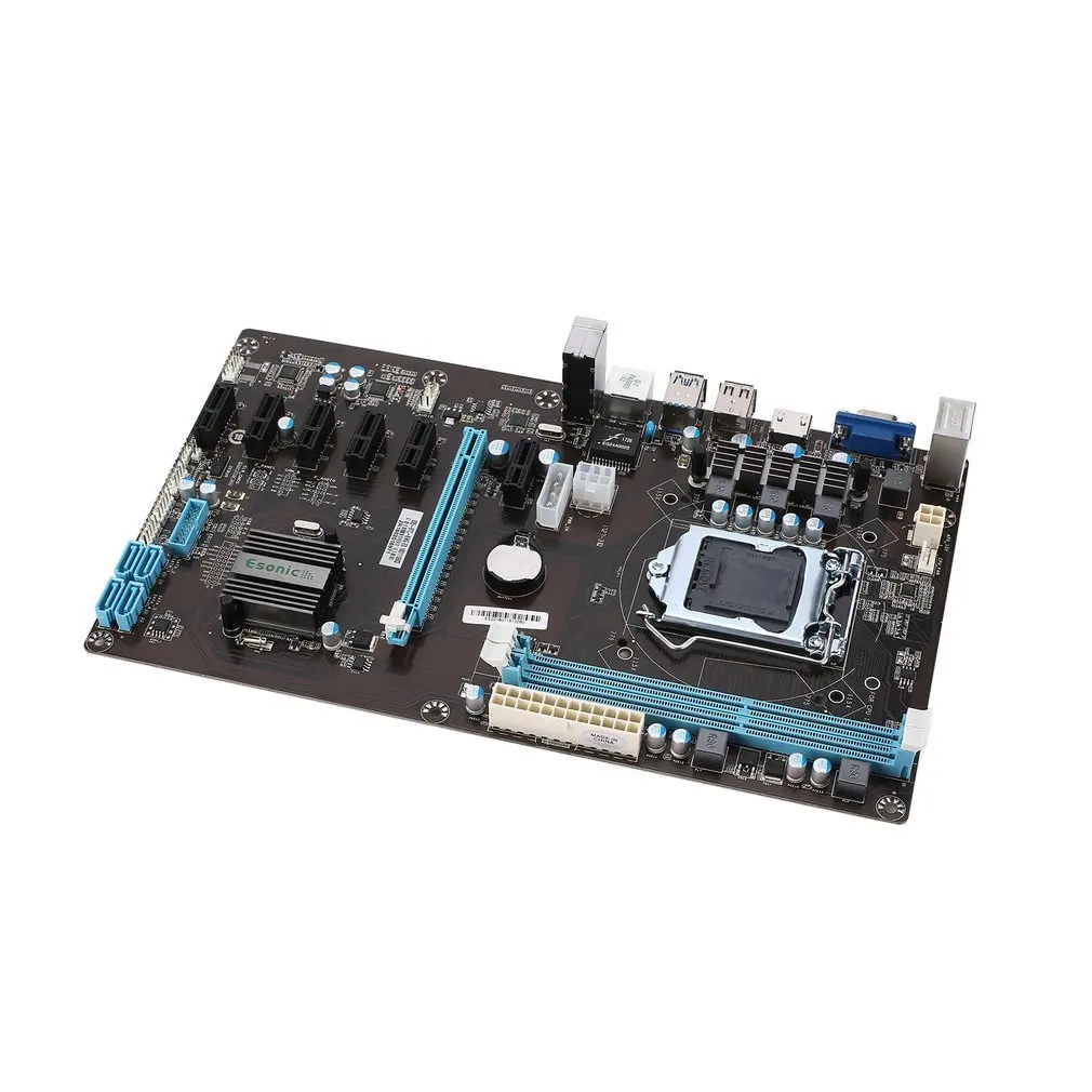 Стабильная версия PCI Express 1x до 16x Riser 6 GPU Mining материнская плата шт. PCI-E расширитель