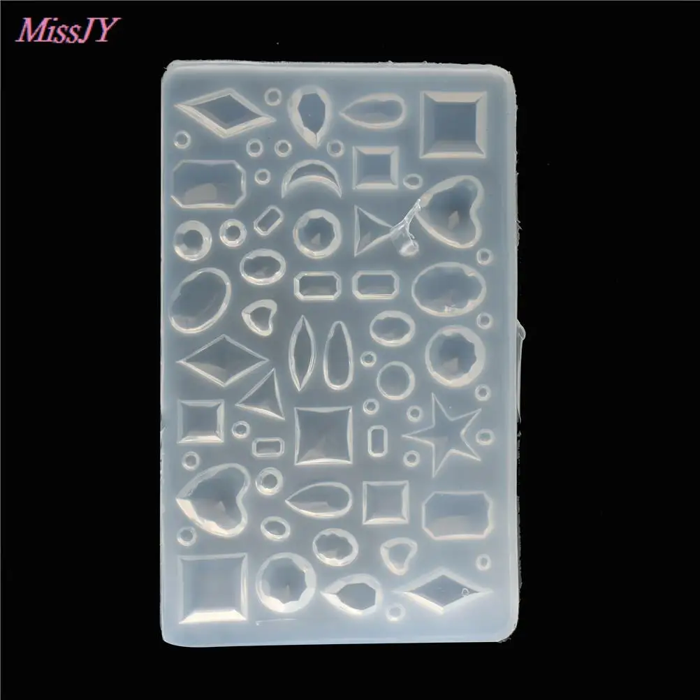 Heart/round/star/moon DIY Epoxy Chocolate Resin Mould Jewelry Making Silicone Mold | Украшения и аксессуары