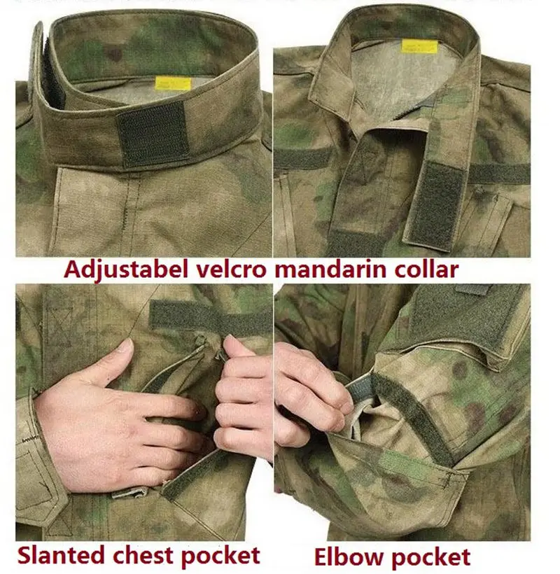 Мужская военная форма ACU армейский боевой костюм тактическая солдатская