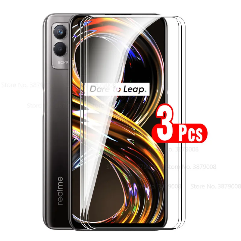 

3pcs 6.6'' protective glass for realmi 8i glass realmy realme realm relme 8 i realme8i rmx3151 screen protectors safety films