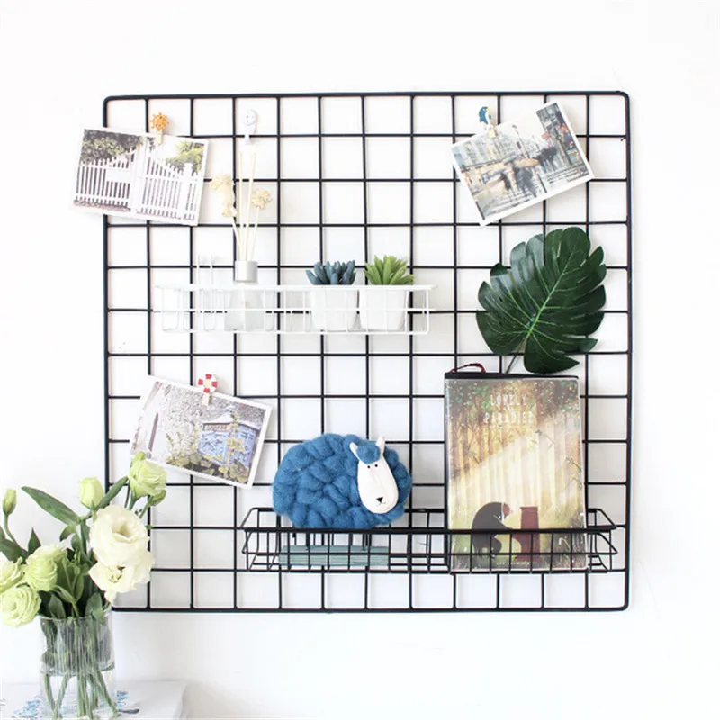 Подвесная сетка инновационная полка для цветочных горшков железная настенная