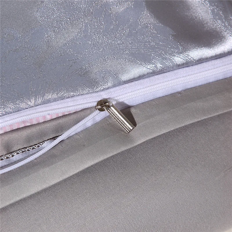 Постельное белье белого цвета роскошные комплекты с пододеяльником жаккардовая