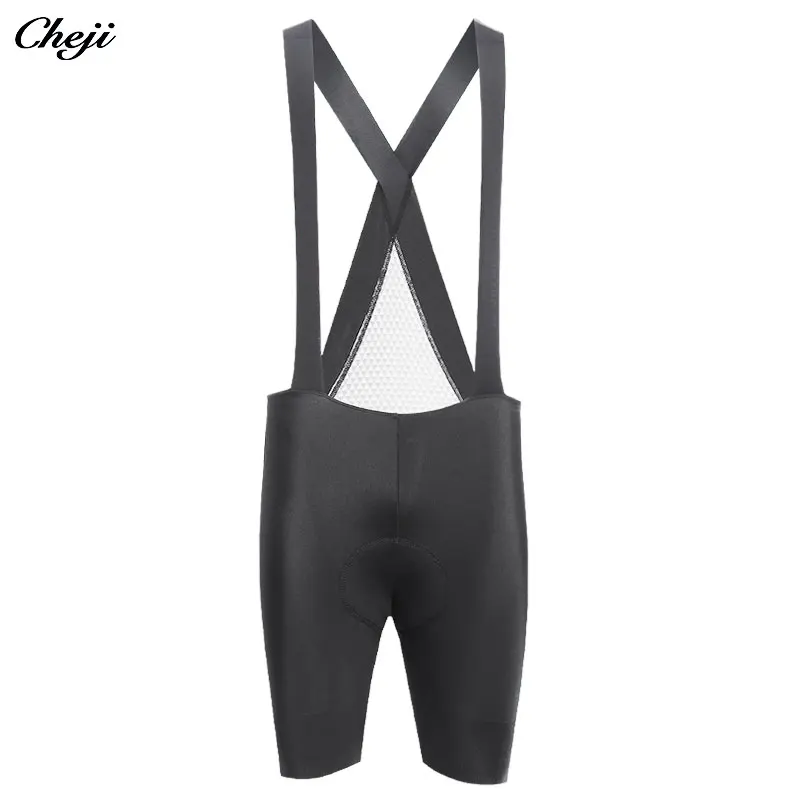 CHEJI Men's Cycling Bib Pants MTB Road Bike Gel Pad Breathable Quick Dry High Elastic Black Bicycle Long Trousers | Спорт и
