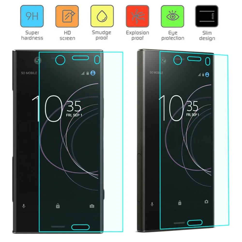 2 шт. закаленное стекло для sony Xperia 1 XZ4 XZ3 X XZ1 X Compact XA1 XA Ultra XZ XZS XZ2 XZ Премиум протектор экрана стекло