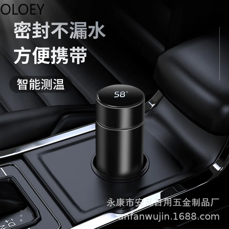 Термос из светодиодный стали с изолированной чашкой и индикатором температуры |