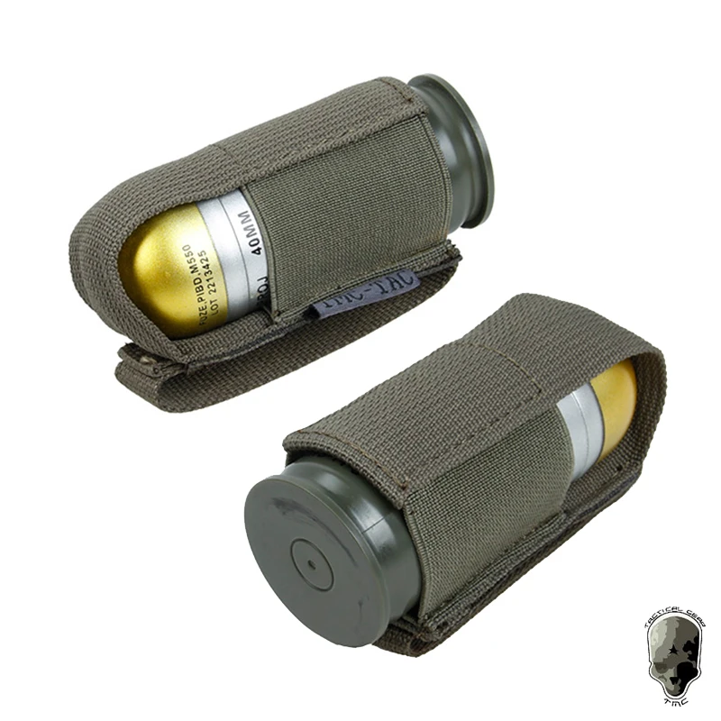 Outdoor Sports Single Clip Bag 40Mm Grenade Single Model Storage Bag Tactical Vest MOLLE Accessory Bag Tm3575