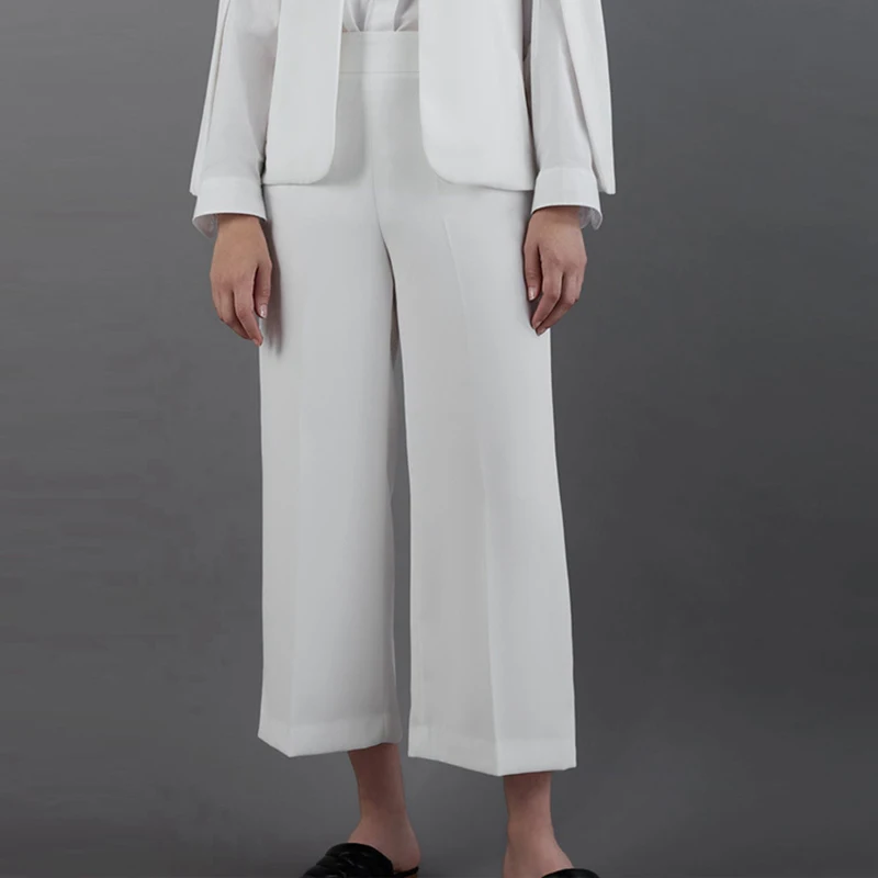 2020 весенние женские широкие брюки с высокой талией повседневные свободные