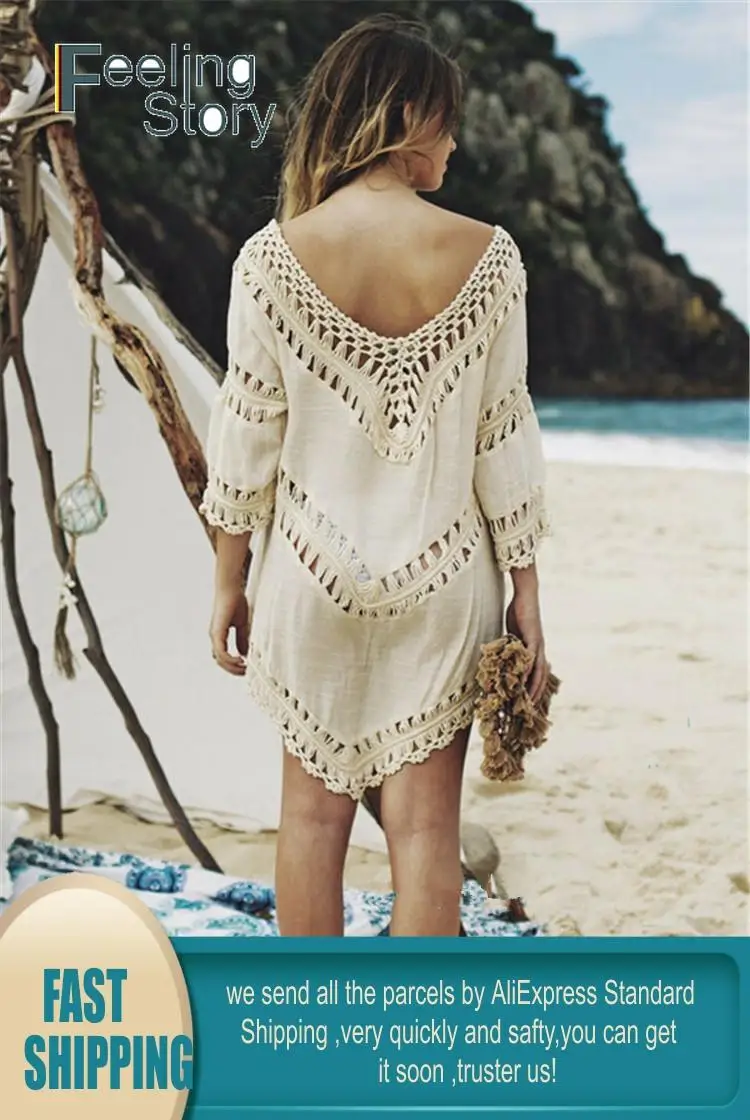 2020 белое пляжное кимоно женские летние топы с вырезами из хлопка Пляжная блузка