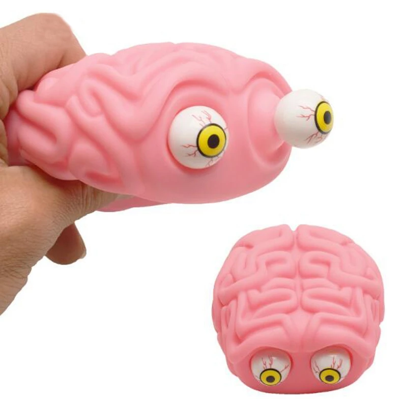 

Flippy Brain Squishy Eye Popping Squeeze Fidget Toys Cool Stuff Prank Gadgets Stress Relief Sensory ADHD Autism Gags Toy