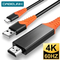 usb c to hdmi compatible 4k60hz cable adapter thunderbolt 3 usb 3 1 for huawei mate 20 macbook pro 2018 galaxy s9 hdmi cable