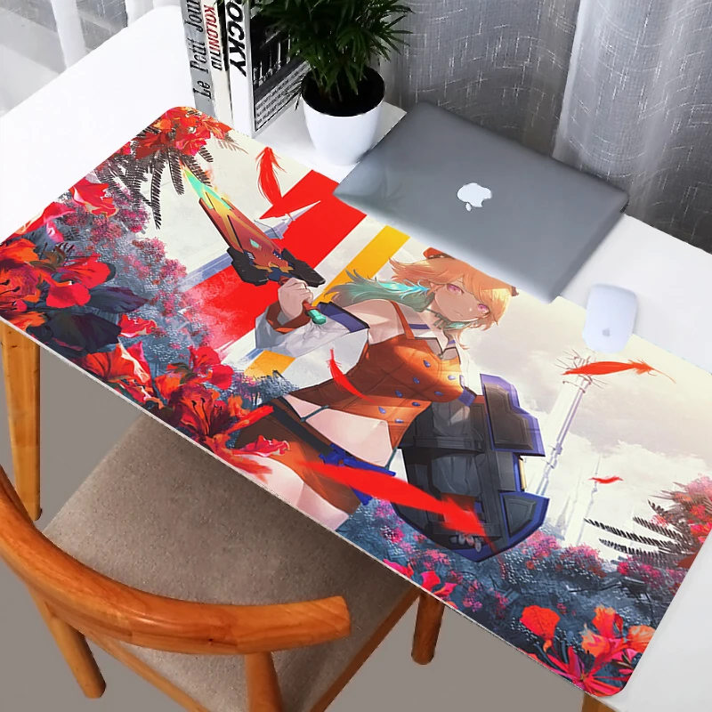 

Коврик для мыши hololive, игровые аксессуары, нескользящий Настольный коврик для клавиатуры, игровой резиновый коврик для мыши, большой коврик ...