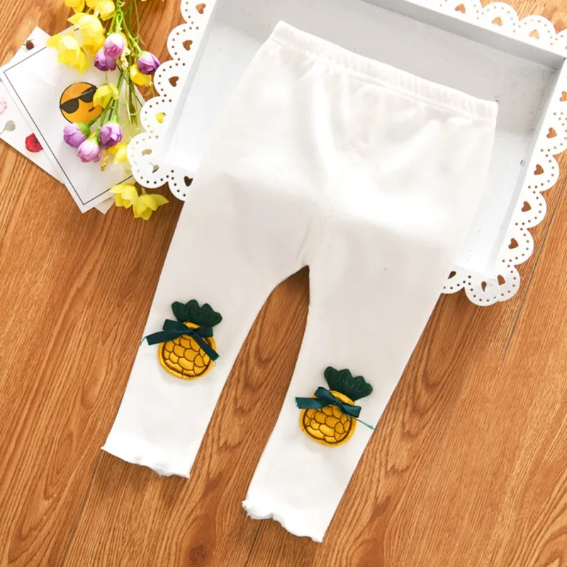 Leggings de dibujos animados para beb&eacute;s y ni&ntilde;as, pantalones el&aacute;sticos y calientes, bonitos, para reci&eacute;n nacidos-4