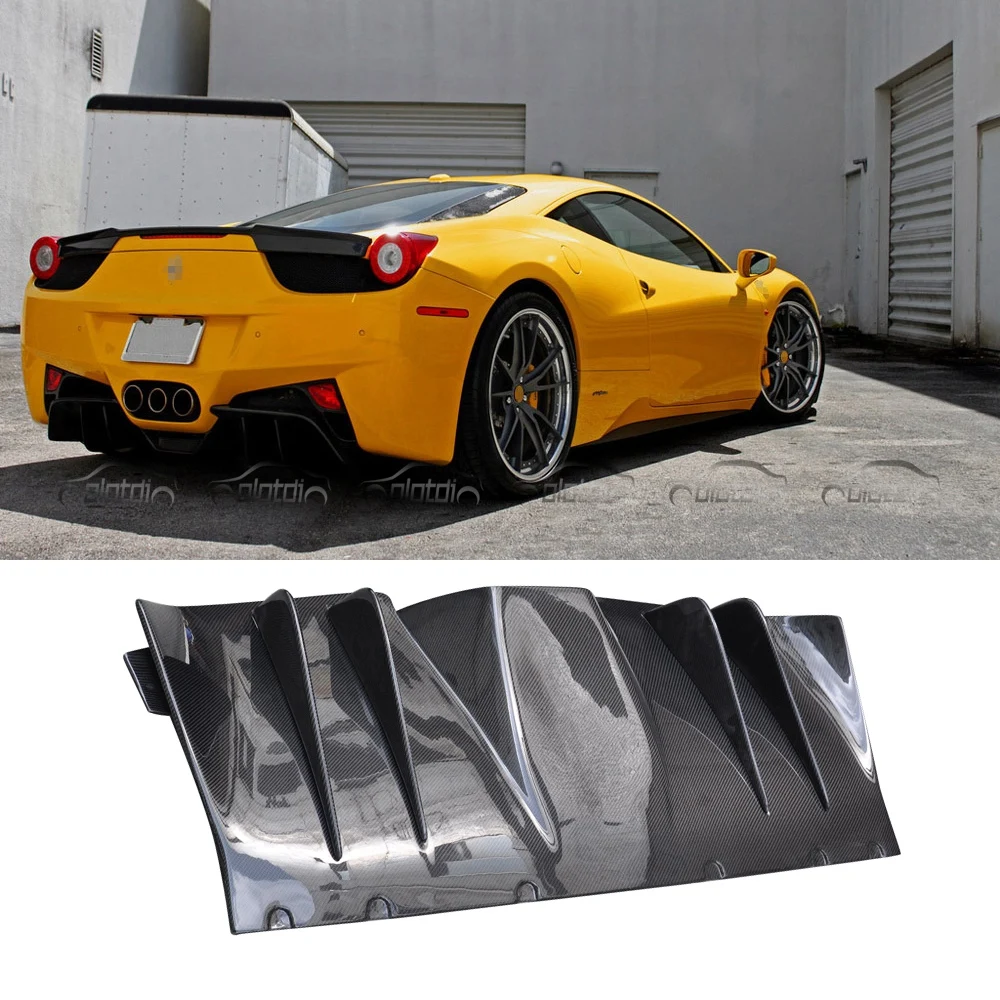 OLOTDI автомобильный диффузор для заднего бампера из углеродного волокна Ferrari 458 |