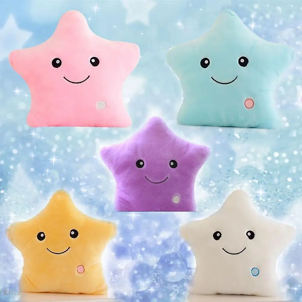 Новинка 1 шт. светящаяся Подушка под спину рождественские игрушки светодиодный