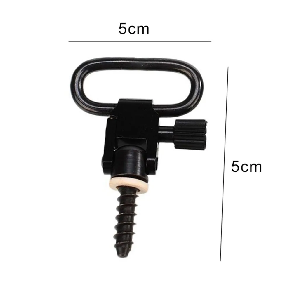 

2 PCS Quick Detach Sling Swivels Studs Hunting Accessories Rifle Carbon Steel Kit QD Sling Swivels Sports W/Screws