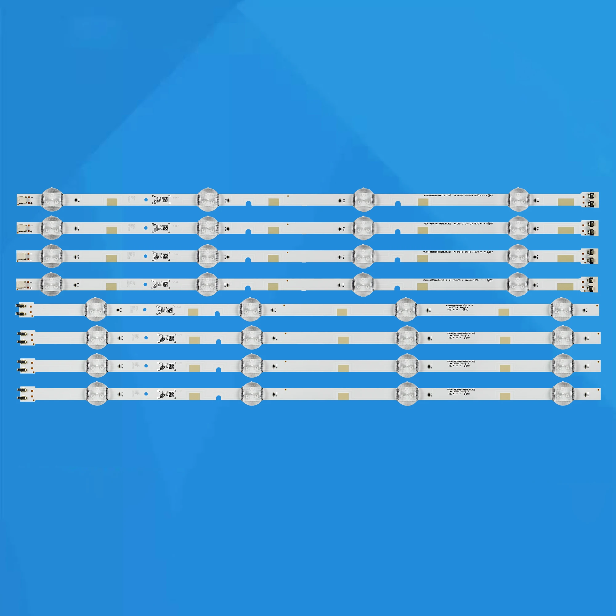 Новинка, Светодиодная лента для подсветки 8 шт./компл. для samsung 2015 SVS48 FCOM FHD DOE A левая и правая REV1.2 150605 Φ