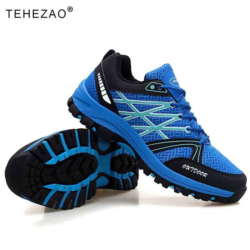 

TEHEZAO Men's Hot-Selling Outdoor Hiking Shoes, Breathable Wear-Resistant Travel Trekking, Non-Slip All-Match Sports Shoes Men